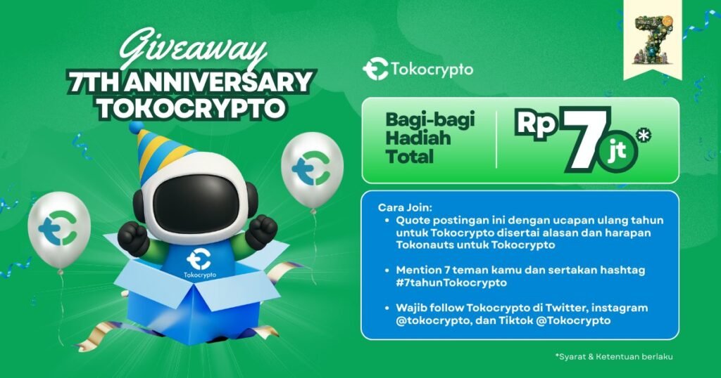 giveaway 7 juta Tokocrypto