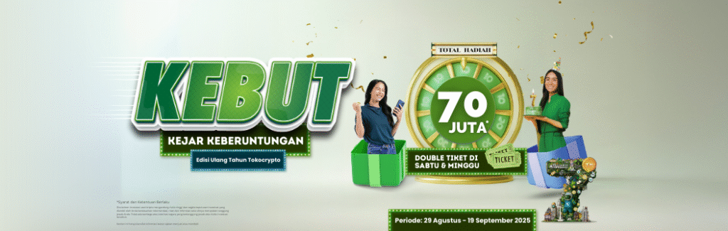 KEBUT Kejar Kebruntungan Tokocrypto